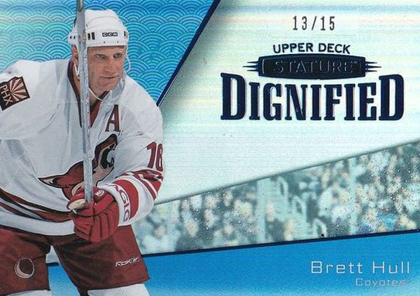 insert karta BRETT HULL 22-23 Stature Dignified Blue /15